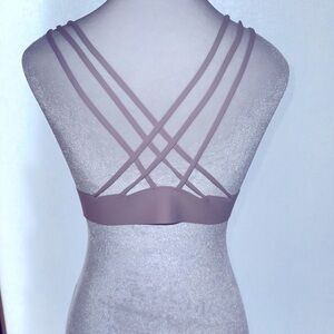 Strappy light pink Women's Bralette